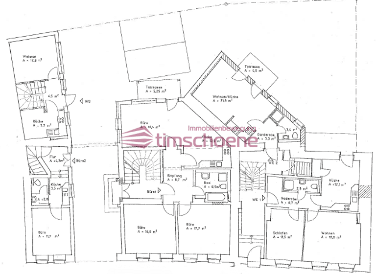 Mehrfamilienhaus zum Kauf als Kapitalanlage geeignet 1.350.000 € 772,2 m² 453 m² Grundstück Altstadt Weimar 99423