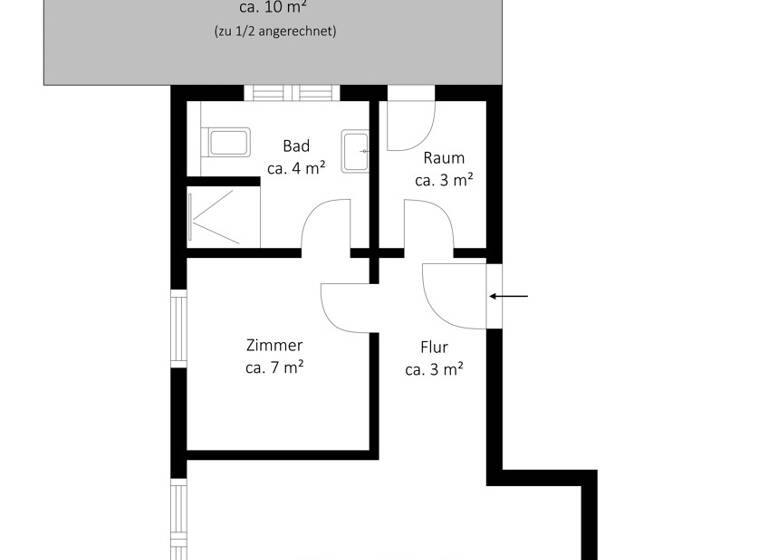 Wohnung zum Kauf 359.000 € 1,5 Zimmer 43 m² Blankenese Hamburg 22587