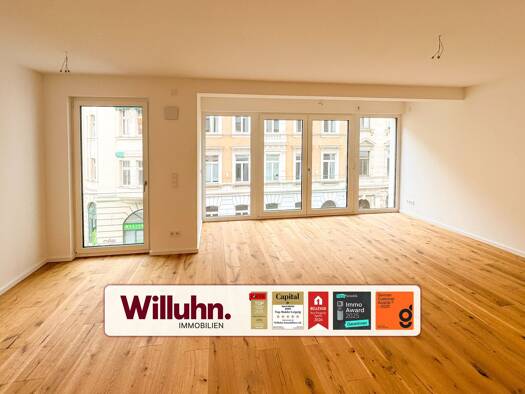 Wohnung zur Miete - Erstbezug 2.505 € 4 Zimmer 106,7 m² 2. Geschoss Zentrum-Süd Mitte 04107