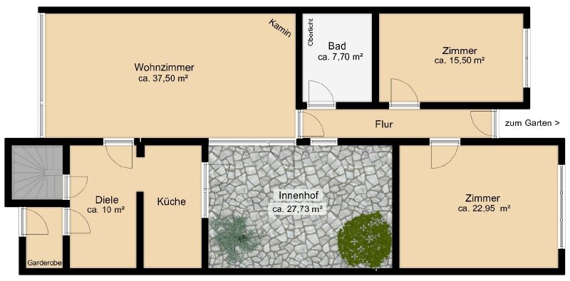 Reihenmittelhaus zum Kauf 495.000 € 3 Zimmer 115 m²<br/>Wohnfläche 527 m²<br/>Grundstück Markkleeberg Markkleeberg 04416