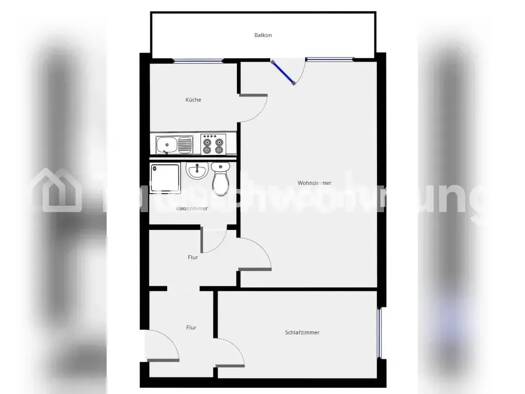 Wohnung zur Miete Tauschwohnung 500 € 2 Zimmer 50 m² 1. Geschoss Grünau-Nord West 04205