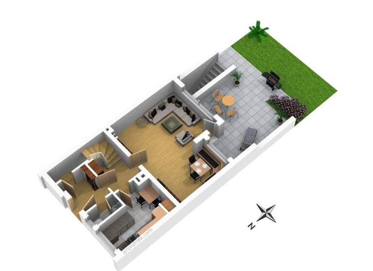 Reihenmittelhaus zum Kauf 249.000 € 4 Zimmer 89 m² 236 m² Grundstück Egestorf Barsinghausen 30890