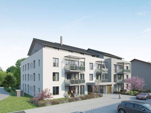 Wohnung zum Kauf - Neubau provisionsfrei 455.000 € 3 Zimmer 80 m² 1. Geschoss frei ab sofort Cranachstraße  29 Rheinfelden Rheinfelden (Baden) 79618