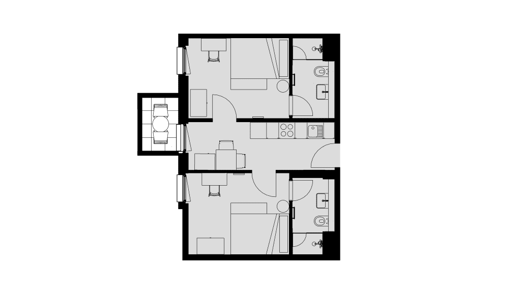 Wohnung zur Miete Wohnen auf Zeit 655 € 2 Zimmer 15,5 m²<br/>Wohnfläche 03.01.2025<br/>Verfügbarkeit Berliner Straße 22 Zentrum - Nord Leipzig 4105