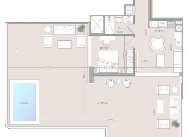 Wohnung zum Kauf provisionsfrei 560.885 € 2 Zimmer 156,8 m² Dubai 00000