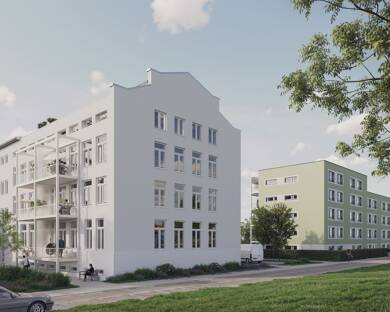 Wohnung zum Kauf - Neubau provisionsfrei 371.000 € 4 Zimmer 100,6 m² 1. Geschoss Heinrich-Heine-Straße 1 Schkeuditz Schkeuditz 04435