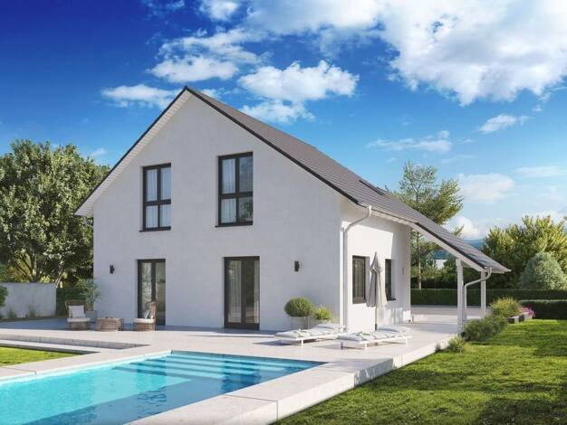 Einfamilienhaus zum Kauf provisionsfrei 363.900 € 5 Zimmer 137 m² 100.000 m² Grundstück Günthersdorf 06237