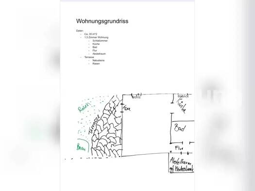 Wohnung zur Miete Tauschwohnung 435 € 1,5 Zimmer 35 m² Wiehre Freiburg im Breisgau 79100