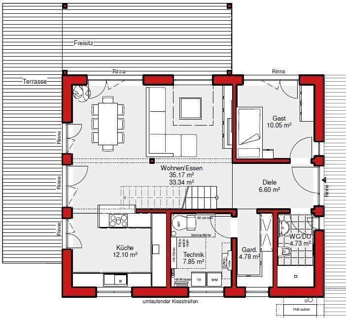 Einfamilienhaus zum Kauf provisionsfrei 598.000 € 5 Zimmer 160 m²<br/>Wohnfläche 427 m²<br/>Grundstück Böchingen 76833