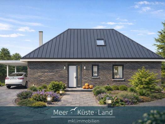 Bungalow zum Kauf - Erstbezug 385.000 € 4 Zimmer 102 m² 700 m² Grundstück Holterfehn Ostrhauderfehn 26842