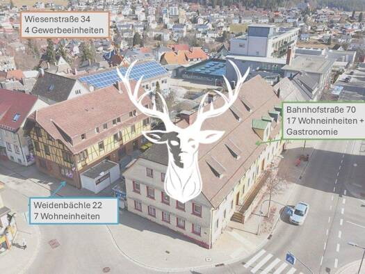 Mehrfamilienhaus zum Kauf 2.077.000 € Bahnhofstraße 70 Stadtgebiet Sankt Georgen im Schwarzwald 78112