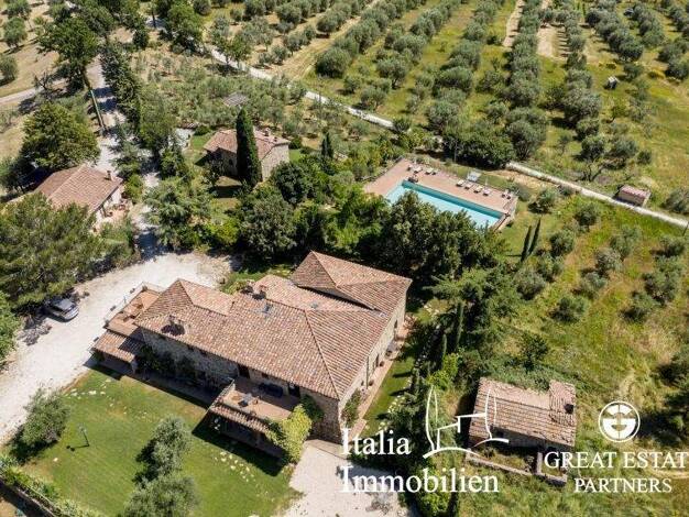 Bauernhaus zum Kauf 1.950.000 € 23 Zimmer 628 m² 1.000 m² Grundstück Seggiano 58038