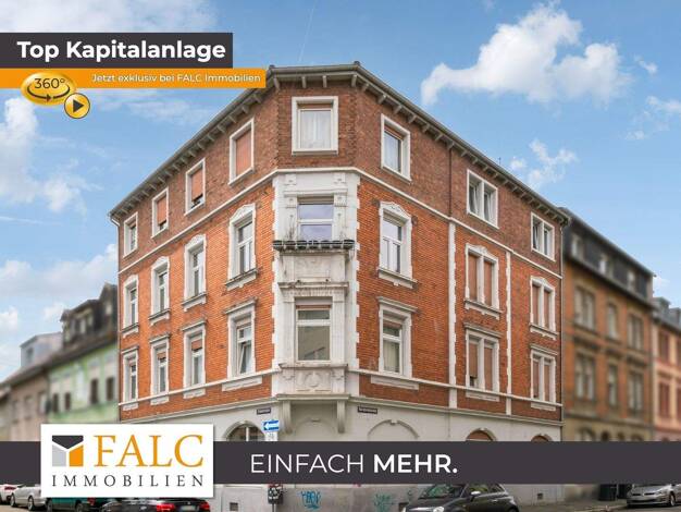 Mehrfamilienhaus zum Kauf 1.360.000 € 15 Zimmer 450 m² 204 m² Grundstück Neckarstadt Mannheim 68169