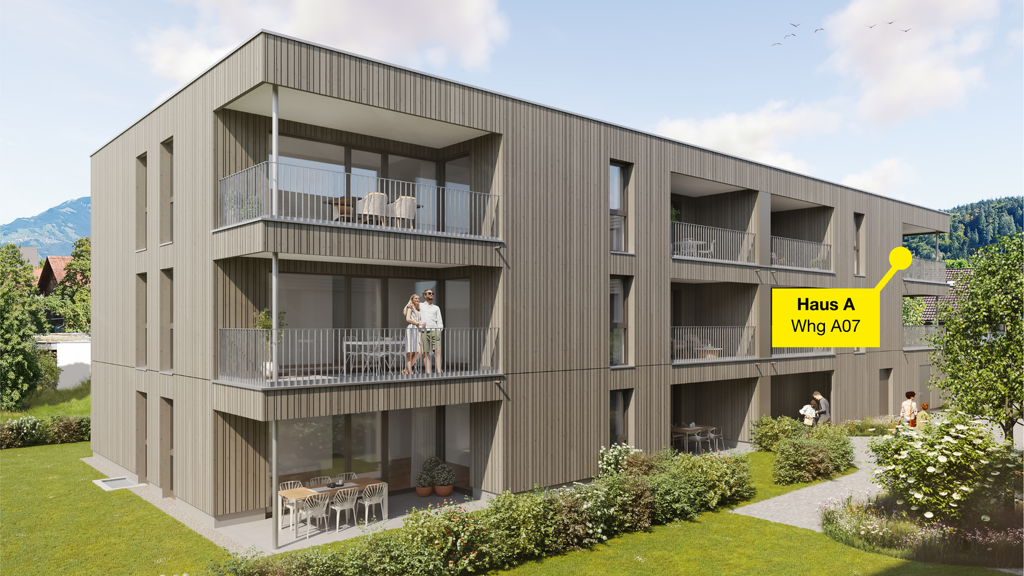 Wohnung zum Kauf - Erstbezug 534.000 € 3 Zimmer 75,7 m² Bifangstraße Feldkirch 6800