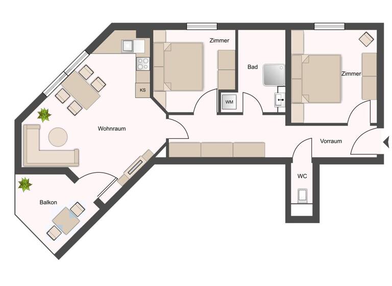 Wohnung zur Miete 995 € 3 Zimmer 60,8 m² 3. Geschoss Millstatt am See 9872