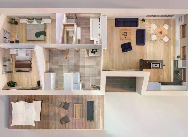 Haus zum Kauf 230.740 € 3 Zimmer 90 m²