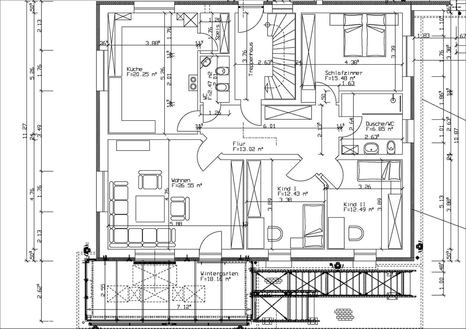 Wohnung zur Miete 990 € 4 Zimmer 128 m²<br/>Wohnfläche EG<br/>Geschoss Michelsdorf Cham 93413