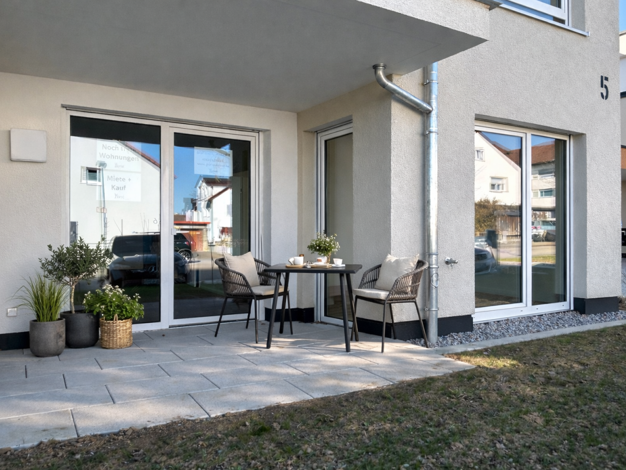 Terrassenwohnung zum Kauf - Erstbezug provisionsfrei 366.000 € 2 Zimmer 55,2 m² EG Schliffkopfstraße 5 Herrenberg 71083