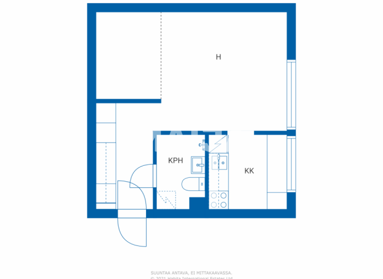 Studio zum Kauf 23.000 € 1 Zimmer 35 m² 2. Geschoss Rinnetie 11-13 Porvoo 06650