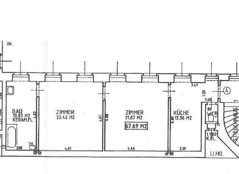 Wohnung zum Kauf 250.000 € 2 Zimmer 67,7 m² 1. Geschoss Wien,Simmering 1110