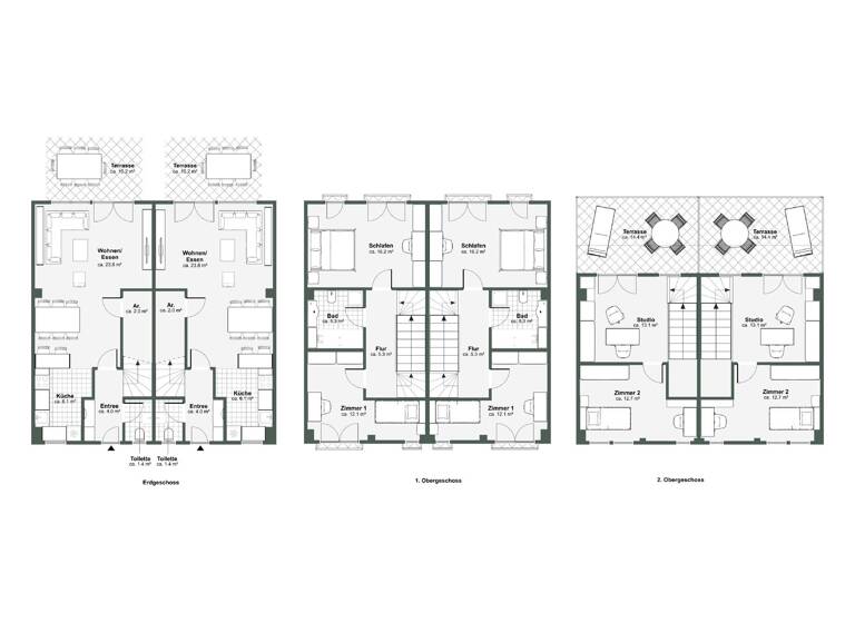 Doppelhaushälfte zum Kauf provisionsfrei 445.000 € 4 Zimmer 118,2 m² 183 m² Grundstück Werneuchen 16356
