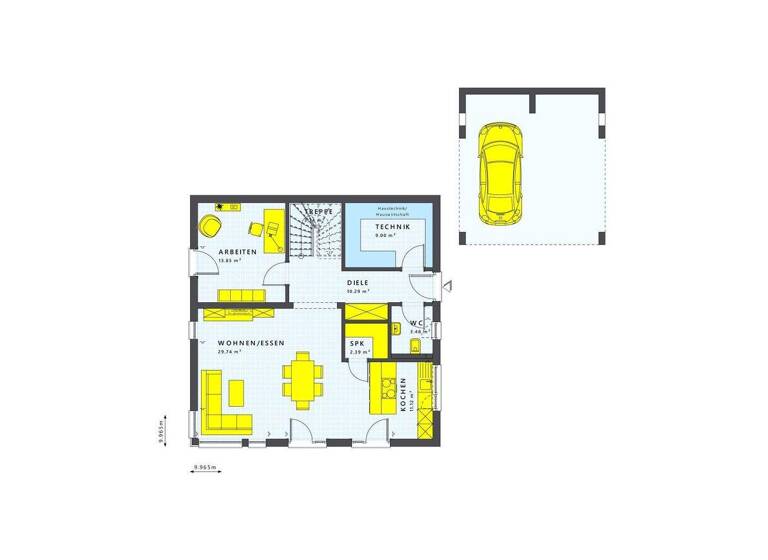 Einfamilienhaus zum Kauf provisionsfrei 833.300 € 6 Zimmer 167 m² 630 m² Grundstück Biengen Bad Krozingen 79189