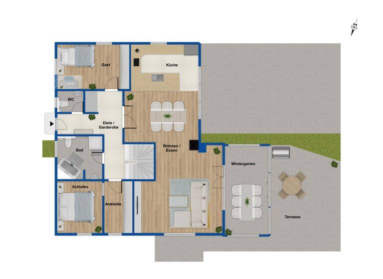 Bungalow zum Kauf 729.000 € 4 Zimmer 155 m² 800 m² Grundstück Mietingen 88487