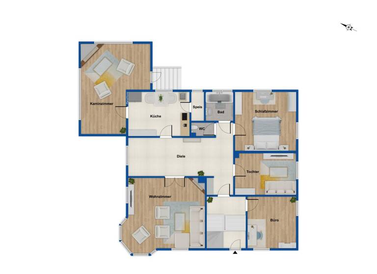 Einfamilienhaus zum Kauf 750.000 € 9 Zimmer 236 m² 5.127 m² Grundstück Mistelbach 95511
