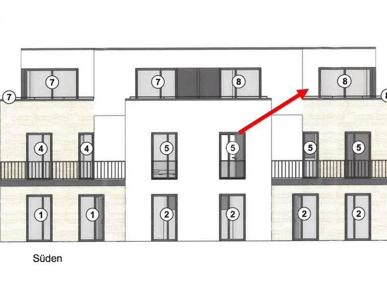Terrassenwohnung zur Miete - Erstbezug 1.215 € 2 Zimmer 67 m² 3. Geschoss frei ab sofort Hafkhorst 31 Mecklenbeck Münster 48163