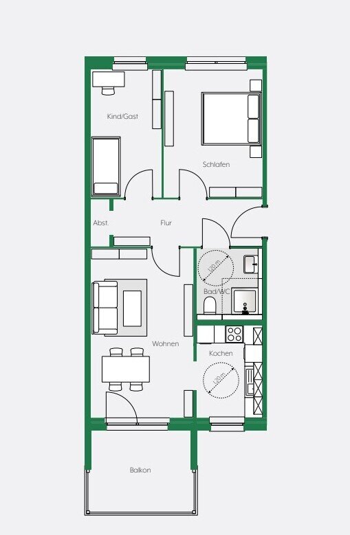 Wohnung zur Miete 646 € 3 Zimmer 71,8 m²<br/>Wohnfläche EG<br/>Geschoss 01.03.2025<br/>Verfügbarkeit Thierbacher Straße 14 Kitzscher Kitzscher 04567