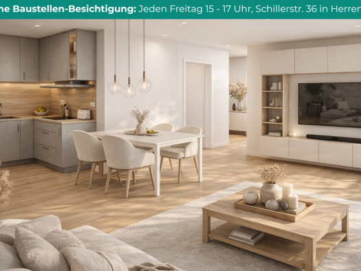 Terrassenwohnung zum Kauf - Neubau provisionsfrei 435.000 € 2 Zimmer 56,2 m² EG Schillerstraße 36 Herrenberg 71083