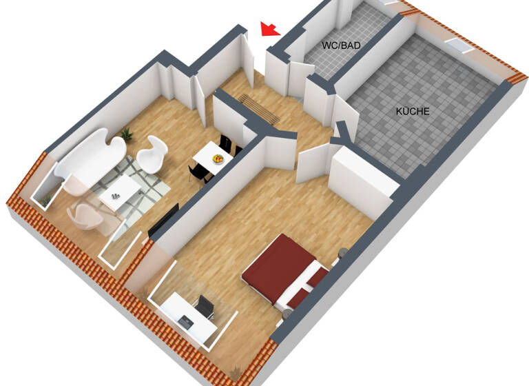 Wohnung zum Kauf 80.000 € 2 Zimmer 75 m² 4. Geschoss Bahnhofstraße 1 Innenstadt Görlitz 02826