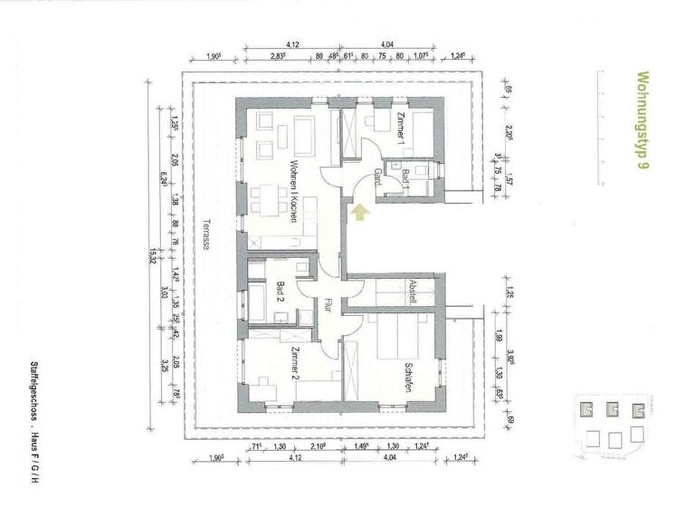 Penthouse zur Miete - Erstbezug 1.700 € 4 Zimmer 104,6 m² EG frei ab 01.09.2026 Am Eichelberg 1h, Haus H Medingen Ottendorf-Okrilla 01458