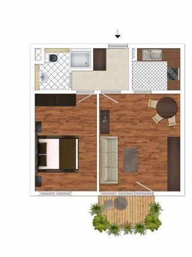 Studio zur Miete 416 € 2 Zimmer 47 m²<br/>Wohnfläche 2.<br/>Geschoss ab sofort<br/>Verfügbarkeit Lion-Feuchtwanger-Straße 25 Schilfbreite Magdeburg 39120