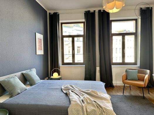 Wohnung zur Miete Wohnen auf Zeit 1.050 € 2 Zimmer 61 m² frei ab sofort Gohlis-Süd Leipzig 04155