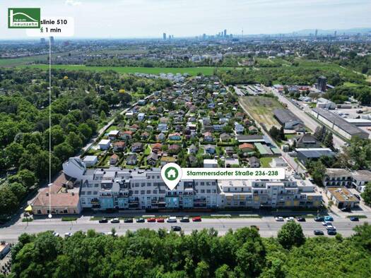 Wohnung zur Miete 1.023 € 3 Zimmer 75,2 m² 2. Geschoss frei ab 01.06.2026 Stammersdorfer Straße 238 Wien 1210