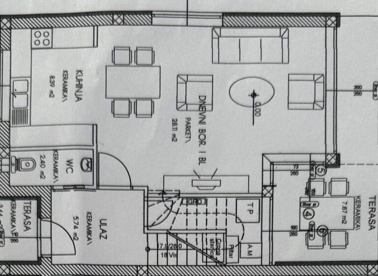 Wohnung zur Miete 2.500 € 4 Zimmer 200 m² Blato