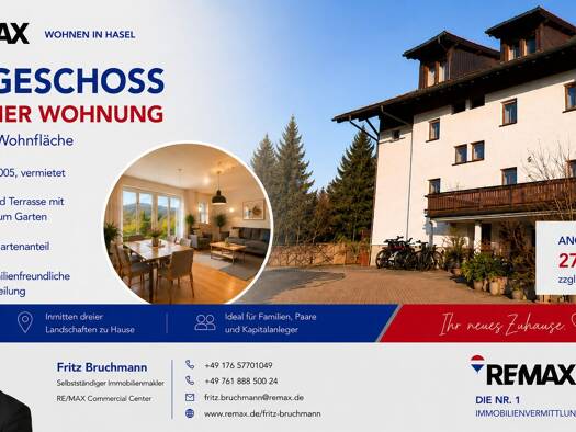 Wohnung zum Kauf 270.000 € 5 Zimmer 118 m² Hasel 79686