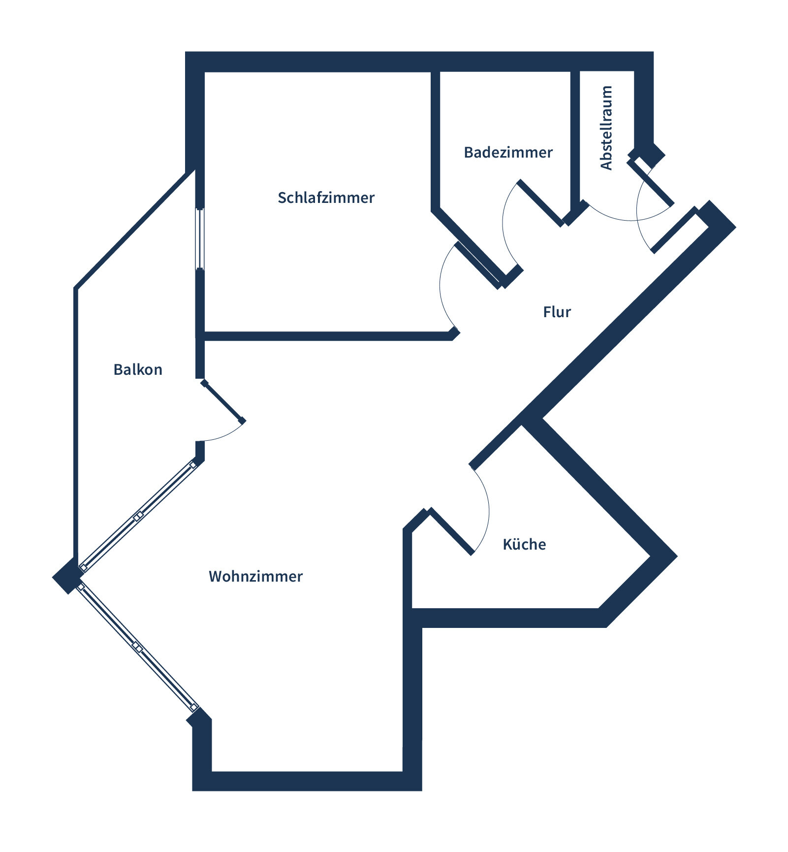 Wohnung zum Kauf 75.000 € 2 Zimmer 42 m²<br/>Wohnfläche 2.<br/>Geschoss Luhden 31711