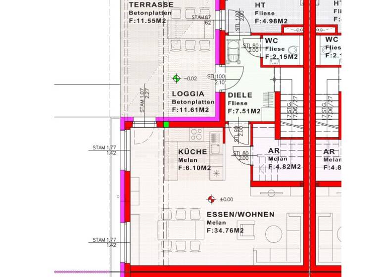 Reihenmittelhaus zum Kauf 437.865 € 4 Zimmer 134,1 m² Apetlon 7143