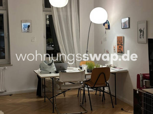 Studio zur Miete Tauschwohnung 650 € 3 Zimmer 75 m² 3. Geschoss Leipzig-04315 4315