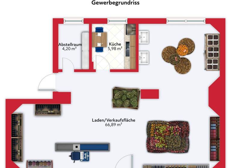 Laden zur Miete 750 € Keuchingen Mettlach 66693