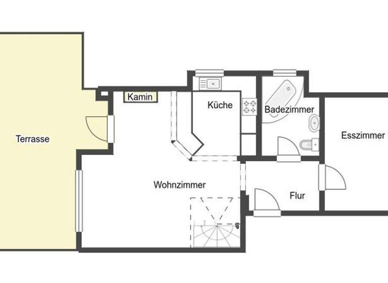 Maisonette zum Kauf 325.000 € 3 Zimmer 68 m² EG Plieningen Stuttgart 70599
