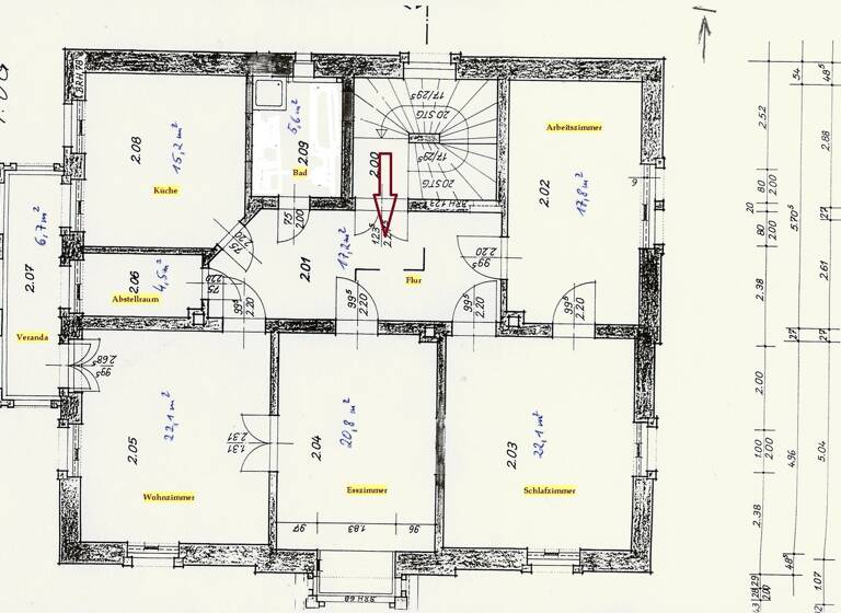 Wohnung zur Miete 800 € 4 Zimmer 132 m² 2 Geschosse frei ab 01.05.2026 Zittau 02763