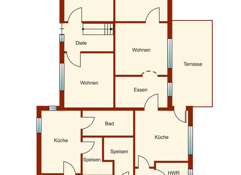 Mehrfamilienhaus zum Kauf 309.000 € 9 Zimmer 250 m² 1.516 m² Grundstück Wiesedermeer Friedeburg 26446