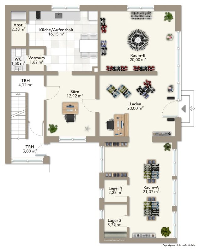 Laden zum Kauf 198.000 € 101 m²<br/>Verkaufsfläche Glonn Glonn 85625