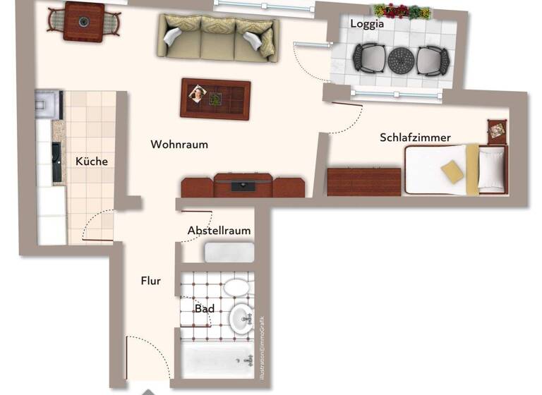 Wohnung zum Kauf 2 Zimmer 56 m² frei ab sofort Detmerode Wolfsburg 38444