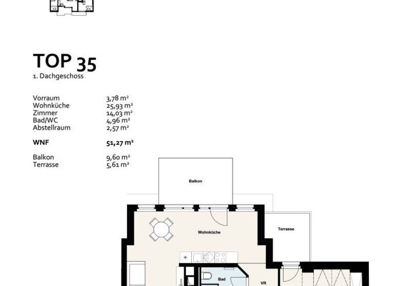 Wohnung zum Kauf 404.000 € 2 Zimmer 51,3 m² 7. Geschoss Inzersdorfer Straße 121 Wien 1100