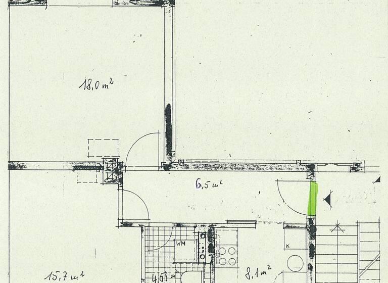 Wohnung zur Miete 272 € 2 Zimmer 52,8 m² EG Humboldtstraße 9 Pausitzer Delle Riesa 01589