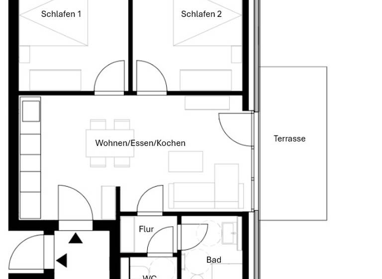 Wohnung zum Kauf provisionsfrei 528.020 € 3 Zimmer 78,9 m² 1. Geschoss Kellenhusen 23746